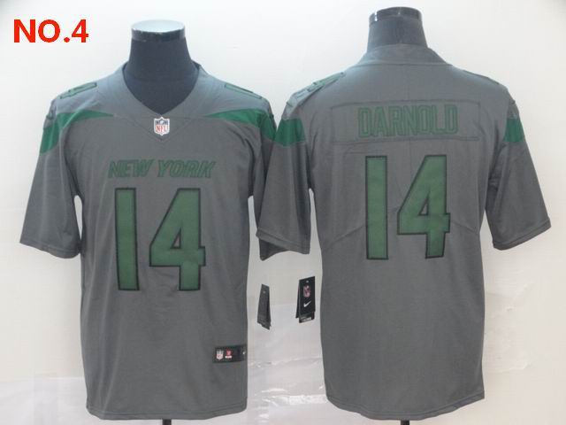 Men's New York Jets #14 Sam Darnold Jersey NO.4;